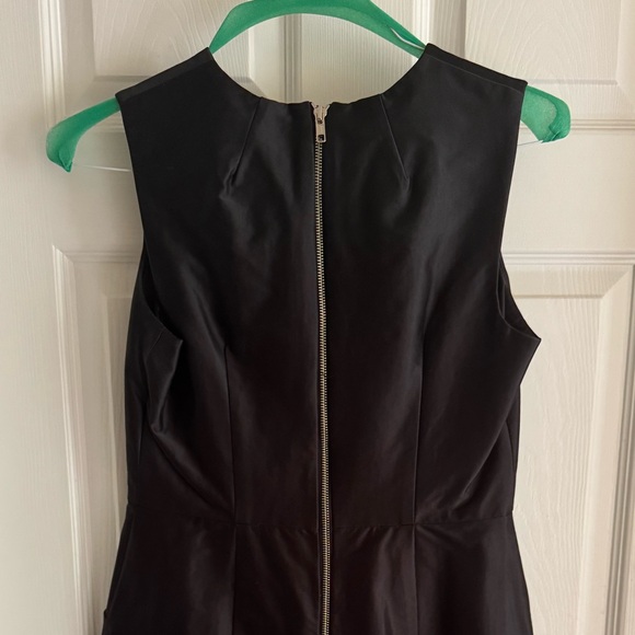Milly Coco Dress, Black, Pink, Exposed Zipper, Pockets, Sleeveless, 8, Worn Once - Picture 3 of 7
